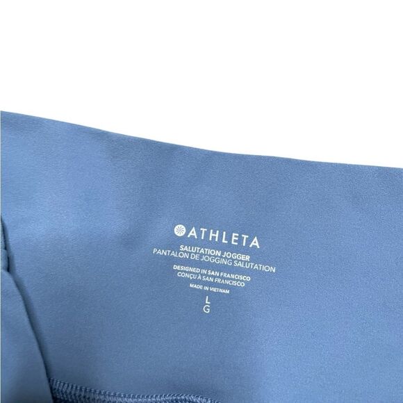 Athleta SALUTATION HIGH RISE JOGGER Blue Size Large - Picture 7 of 9